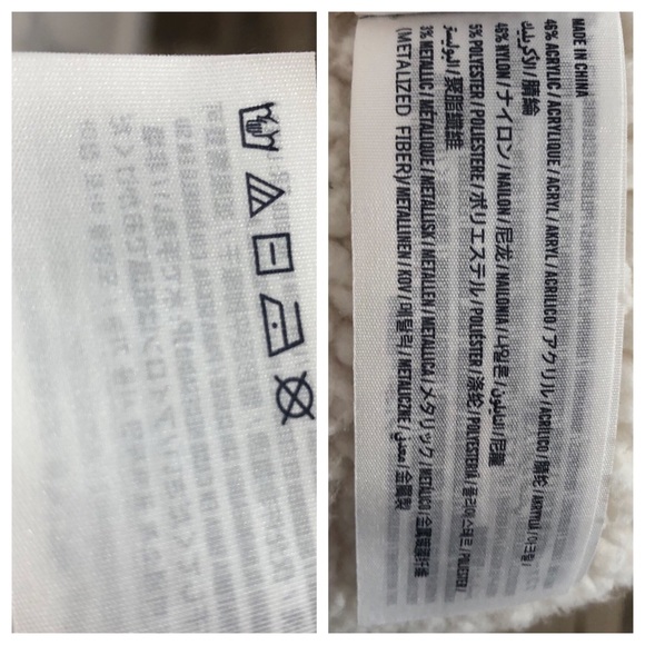 ABERCROMBIE KIDS Infinity Scarf Pink Sherpa OS - Picture 4 of 7